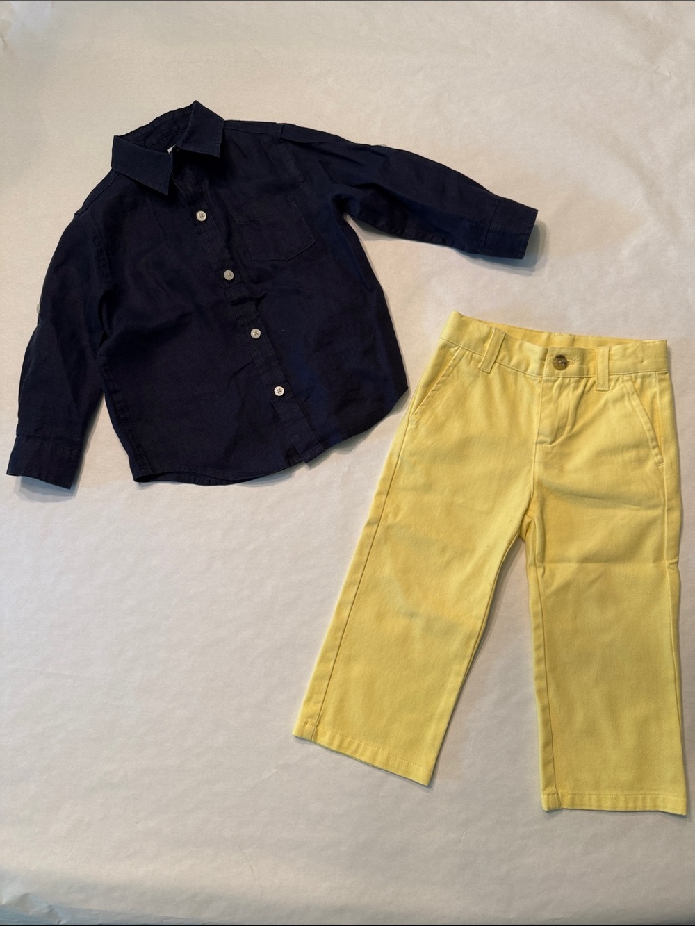 Janie and Jack Navy Toddler Top